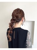 お呼ばれヘアアレンジ ロング