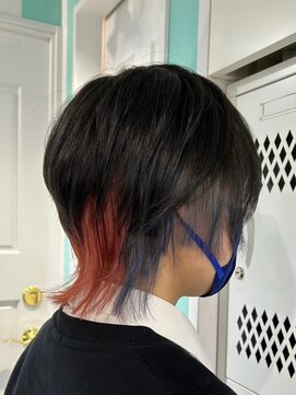 マティーナ ヘアー 池袋(Matina hair) 【ウルフ×２色インナーカラー】20代30代40代