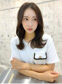 韓国風前髪×レイヤーカット【髪質改善/新宿/レイヤーカット】