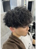 刈り上げマッシュ × ツイストスパイラル