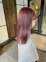 ユニコ(unico)&nbsp;ワンブリーチでできるピンクベージュカラー