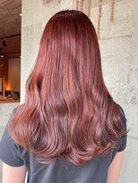 ミルヘアデザイン(mil hair design)&nbsp;ダブルカラーピンクベージュベージュカラーケアブリーチレイヤー