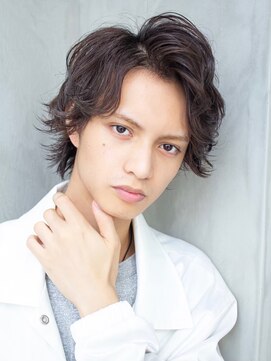 ハバナ 渋谷(HAVANA) 束感モテる/ツーブロック/センターパート/ニュアンスパーマ