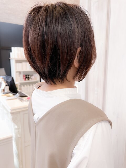 福山Caary20代30代40代50代ショートヘア髪質改善ストレート人気