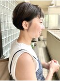 ショートパーマショートカットハンサムショート刈り上げショート