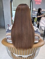 フォルテ 表参道店(FORTE) ニュアンスカラーグレーベージュレイヤーカットオリーブベージュ