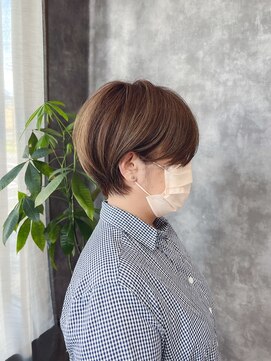 プロム(plom) 【佐藤担当】白髪染ハイトーンスタイル