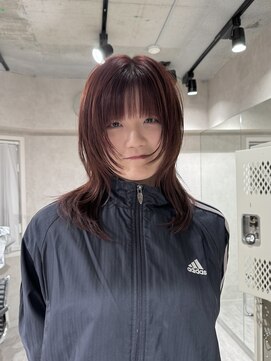 ハイプ(HYPE) 【藤沢】ハッシュカット(韓国ウルフレイヤー)ブリーチなしカラー