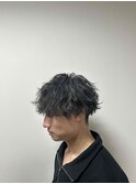 波巻きパーマ