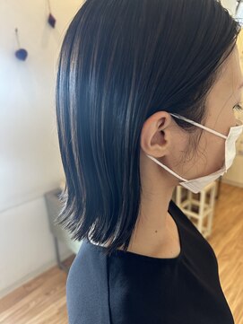 ルシード スタイル レクラ 栄生店(L'UCIDO STYLE L'eclat) 大人外はねボブ