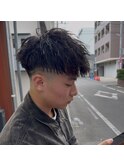 Vマッシュ/波打ちパーマ/縦落ちパーマ/スペインカール/波巻き