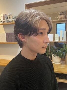 リシェア(re.share) エンドカラー/メンズハイトーン/センターパート