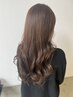【人気No.2】透明感・艶カラー＋トリートメント50％OFF