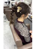 編みおろしポニー