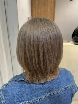 アジールヘア 池袋東口店(agir hair) ブリーチミルクティーベージュカラー池袋