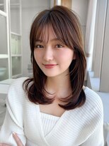 アフロート エル 大阪(AFLOAT L)&nbsp;【20代30代】顔周りレイヤー/ココアベージュ/ショコラブラウン