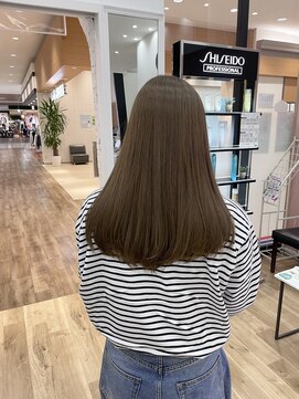 キセイ イオンモール新利府北館店(KISEI) 【ブリーチなしダブルカラー】オリーブベージュ