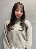 くびれヘア/アプリコットオレンジ/夏のヘアアレンジ/梅田