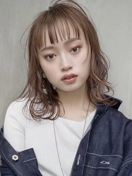 ギークス(GEEKS) 【GEEKS渋谷】オン眉ボブ/ミディアムレイヤー/冬カラー/20代30代