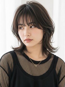 オリーブスバイネオリーブ(Olive's by neolive) グランマッシュ_暗めカラー_デザインカラ-_フェイスフレーミング