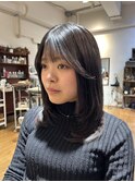 レイヤーカット /顔まわり/前髪カット/韓国/20代/30代/40代