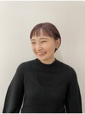 前髪短めショート