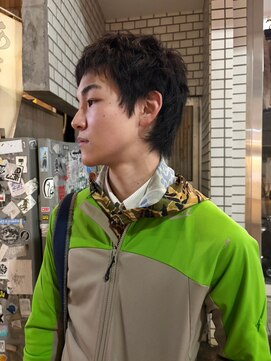 アース 高円寺店(HAIR & MAKE EARTH) メンズハイレイヤー｛@02st96 }