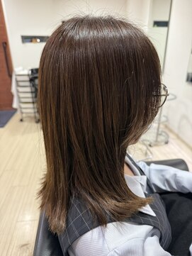 エース(ACE) 外はねミディアム×ベージュ