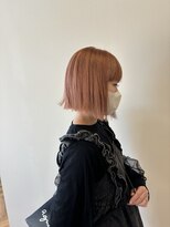ビューティーワークスループライン(beautyworks LoopLine)&nbsp;ハイトーン切りっぱなしボブ