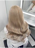  [新宿駅/イメチェン/ピンクベージュ/前髪]