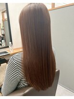 ロッカヘアエジェ(ROCCA hair eje.)&nbsp;ダークアッシュうるツヤロング×地毛風ブラウン