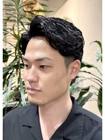 セノア 栄(CE'NOA) メンズショートテーパーフェードナチュラルバックスタイル