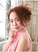 サイドをねじってとめるだけのゆるかわアレンジ
