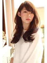 カットルームカラー 放出店&nbsp;潤ツヤ♪上品ロングヘア×ダークベージュ