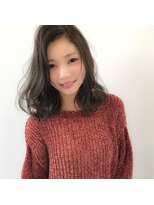 【CIENA】スモーキーアッシュのかき上げバング♪@酒井