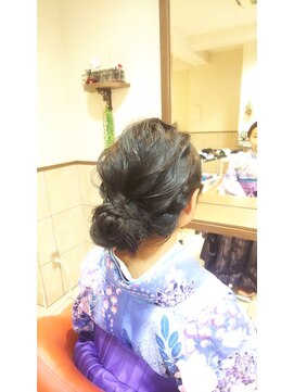 ネオリーブチノ 登戸店(Neolive cino) 【neolive cino】ポンパドール編み込み波ウェーブアレンジ☆