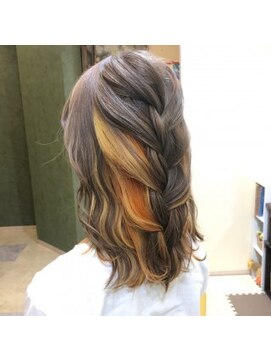 ヘアメイク ミチ 富田店(HAIRMAKE MICHI) 【MICHI 富田店 古作 蓮】インナーカラー