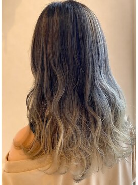 ヘアーサロン リアン 熊谷2号店(hair salon Rien) バレイヤージュ風ハイライト