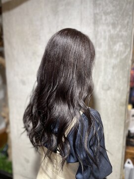 ジュジュル 稲毛本店(jujur) 透明感カラー/ロング/カーキグレージュ/大人かわいい【稲毛】