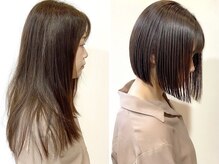 今どき、前下がりボブ。絶妙ニュアンスで最高の似合わせを♪
