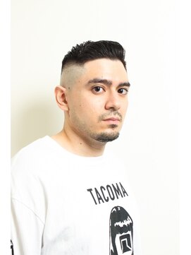 レンゲン(LENGEN) メンズかき上げニュアンスマッシュサイドパート韓国マッシュj