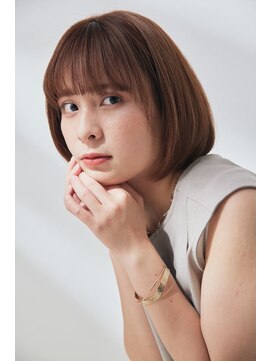 クロード モネ 新宿店(Claude MONET) 大人かわいい/ブラウンベージュ/シースルーボブ【新宿/新宿駅】