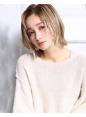 大人可愛い２０代３０代４０代小顔ハイライトカラー 外国人風B