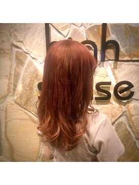 ナチュラルハイセンス 本店(natural high sense) ほっこりピンク×ゆるふわロング　似合わせカット/町屋駅