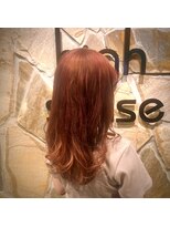 ナチュラルハイセンス 本店(natural high sense) ほっこりピンク×ゆるふわロング 似合わせカット/町屋駅