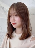 ブルベイエベ◎垢抜けシースルー☆愛されミディアム　新宿代々木