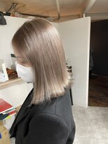 ラフ 難波店(LAFF)&nbsp;#黒髪#ボブルフ#ネビージュ#小顔#ワンレン