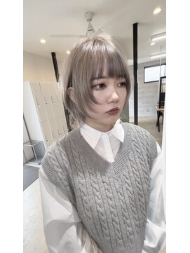 ザ キャンバス ミヤザキツネヒサ(THE CANVAS 宮崎恒久) アッシュベージュ_小顔_ウルフ basi