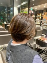 アイフィールアヴェダ 船堀店(i feel AVEDA)&nbsp;【中村】エアリーショート+束感ベージュ