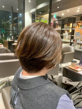 アイフィールアヴェダ 船堀店(i feel AVEDA) 【中村】エアリーショート+束感ベージュ